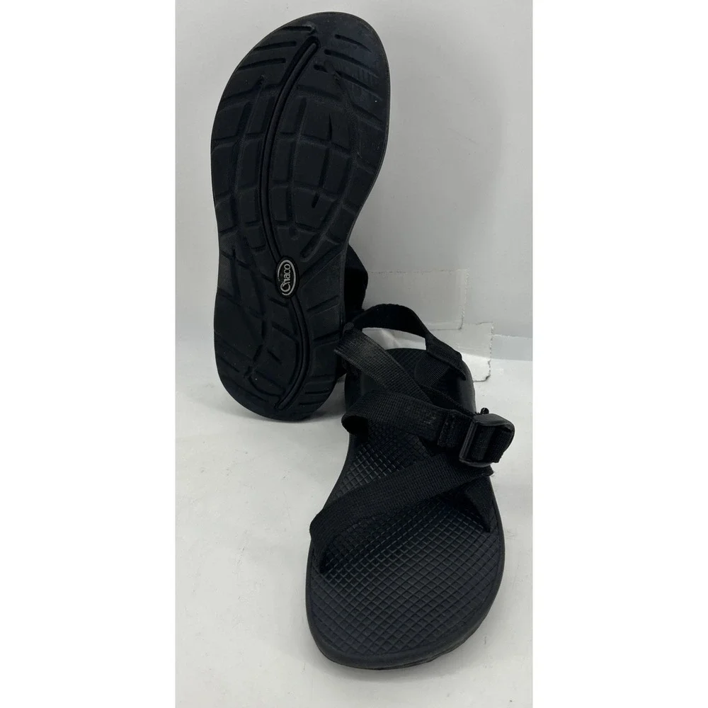 Chaco Z1 Classic Strappy Adjustable Sandals Black Women's Size 8